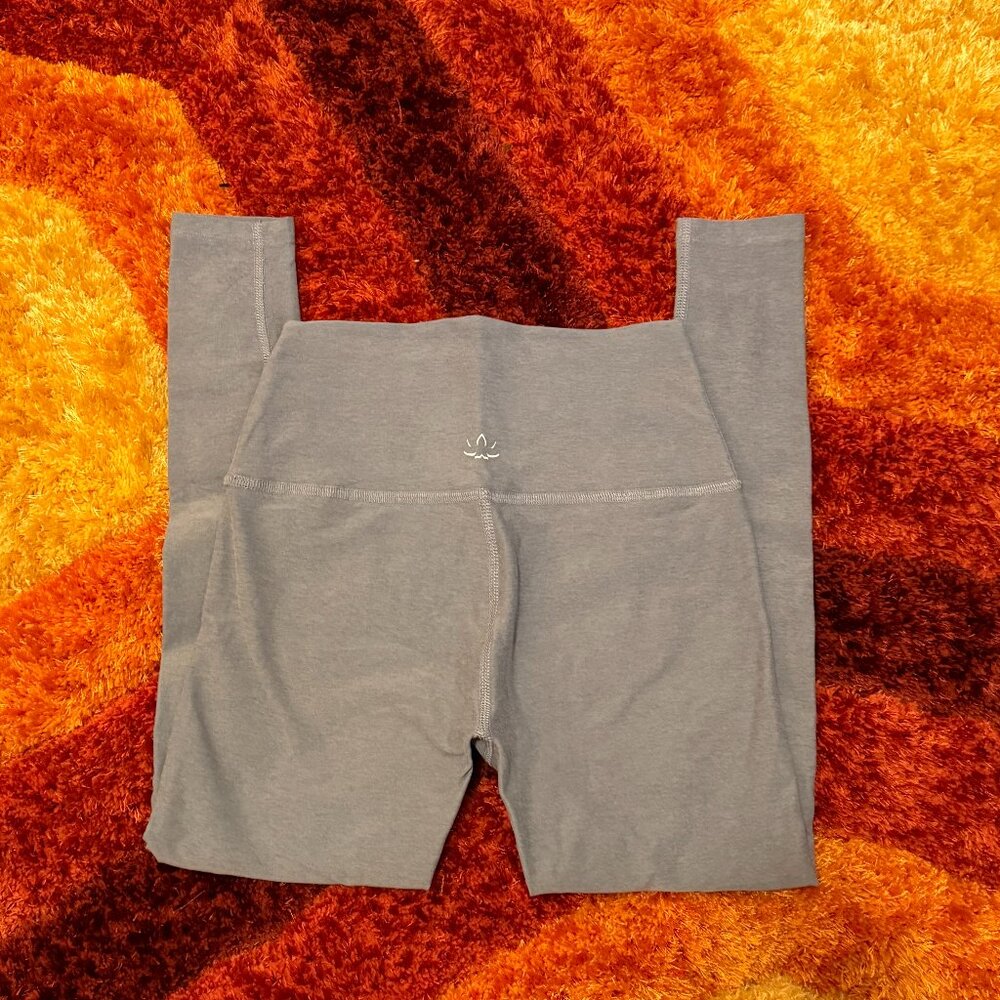 Spacedye Caught In The Midi High Waisted Legging Pewter Heather - Picture 2 of 3